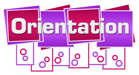Orientation Pink Purple Squares Stripes Dots Bottom 