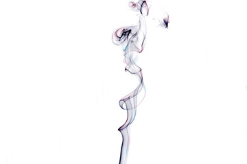 smoke photography in different formats and colors, with black and white backgrounds