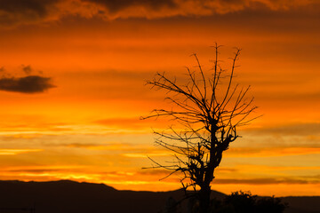 Fototapeta premium Atardecer en Sanabria