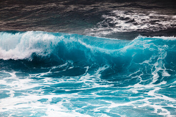 Atlantic Ocean waves lapping on the coast 4. La Palma Island. Canary Islands.