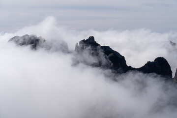 Madeira auf dem Pico Ruivo - Arieiro