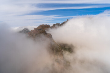 Madeira auf dem Pico Ruivo - Arieiro