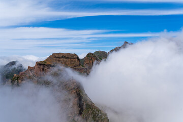 Madeira auf dem Pico Ruivo - Arieiro