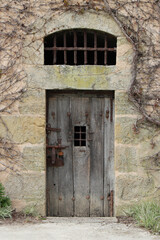 Fototapeta na wymiar former jail in chateau-du-loir (france)
