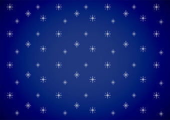 背景　雪　全面　グラデーション　紺色