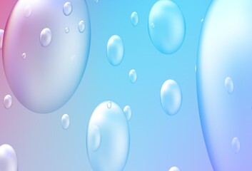 Light Multicolor vector pattern with spheres.