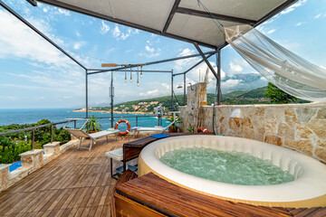 Hot Tub at a Luxury Resort at sea.  © nedomacki