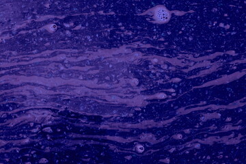 water drops on the water