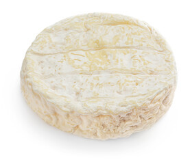 Mold cheese - Brie or camambert cheese isolated on a white background.