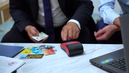 Cash out with credit card and money laundering with credit card.