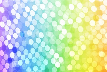 Light Multicolor vector backdrop with dots.