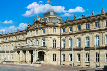 Fototapeta na wymiar Neues Schloss in Stuttgart