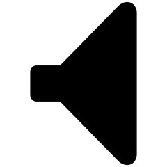 illustration vector icon of sound