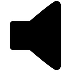 illustration vector icon of sound