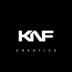 KNF Letter Initial Logo Design Template Vector Illustration