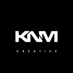 Fototapeta premium KNM Letter Initial Logo Design Template Vector Illustration