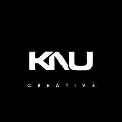 KNU Letter Initial Logo Design Template Vector Illustration
