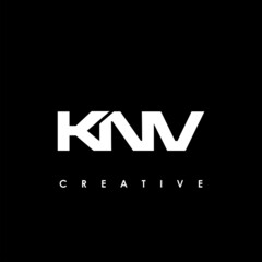 KNV Letter Initial Logo Design Template Vector Illustration