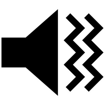 illustration vector icon of vibrate