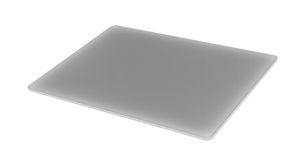 Modern computer mouse pad isolated on white