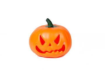 halloween pumpkin isolated on white