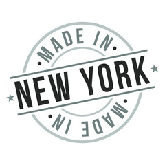 Made In United States of America Stamp Logo Icon Symbol Design.