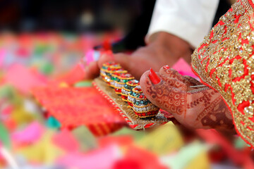 indian wedding full story with bridal and groom start to end with fashion & tasty food, jewelry & decoration saptapadi samayu javtal ganesh Puja beautiful background all wedding rituals sindur