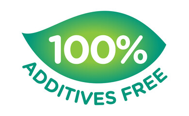 Additive free certified vector icon badge stamp