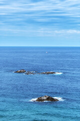 Fototapeta premium Coastal rocks in Gyeongpo Beach