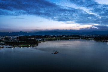 Gyeongpoho lake view