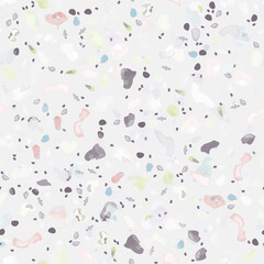 Terrazzo Texture Vector. Flooring Seamless Pattern