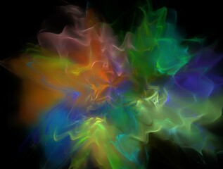 Imaginatory fractal abstract background Image