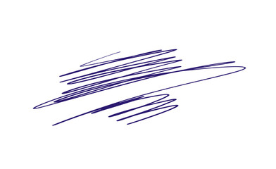 Blue Abstract Vector Wavy calligraphy line. Illustration Element of design for posters and flyers story. Underline important text