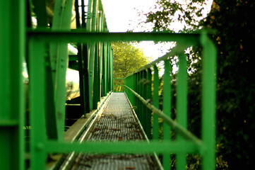 Brücke in grün