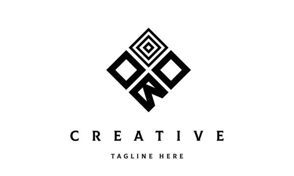 OOB rectangle three latter logo vector