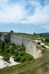 Fototapeta na wymiar quarry for stone mining. Crimea