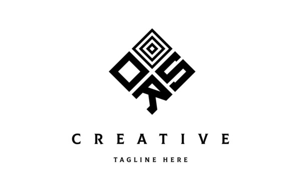 OSR rectangle three latter logo vector