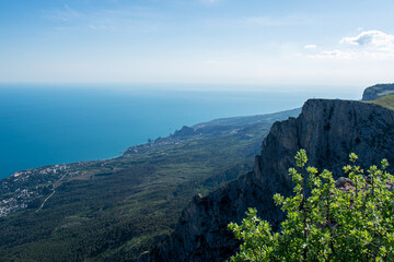 Fototapeta premium panoramic views from Mount Ai-Petri. Crimea