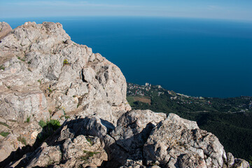 panoramic views from Mount Ai-Petri. Crimea