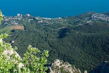 panoramic views from Mount Ai-Petri. Crimea