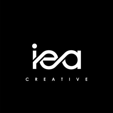 IEA Letter Initial Logo Design Template Vector Illustration