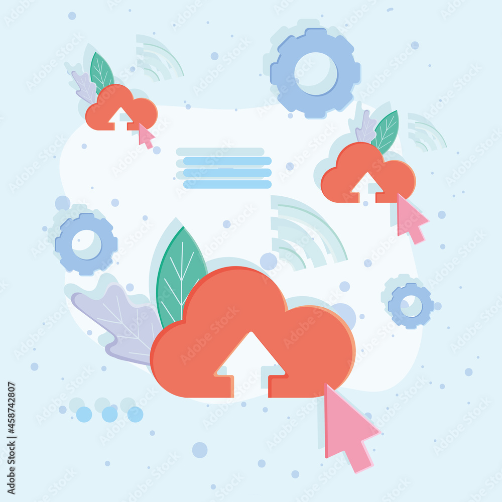 Poster cloud computings with cursors