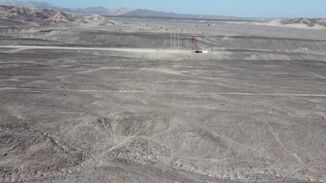 Video shoot with drone in Nazca, Peru