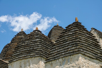 Fototapeta na wymiar Ethnic Tombs Dargavs in North Ossetia