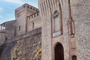 medieval castle of Torrechiara Parma Italy