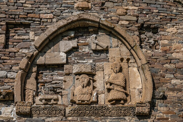 Ancient Tkhaba-Yerdy Church. North Caucasus. Republic of Ingushetia, Russia