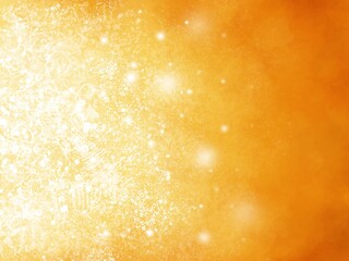 Gold galaxy star light glitter background