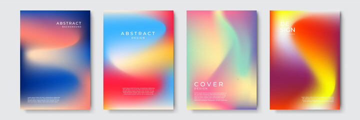Abstract vector covers design template. Geometric gradient background. Background for decoration presentation, brochure, catalog, poster, book, magazine