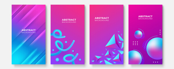 Abstract colorful geometric background