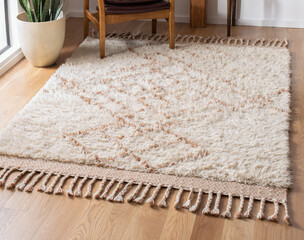 Modern handmade multicolour living area rug interior room rug design.